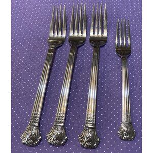 Retroneu Avignon Vendome 18/10 Stainless Korea 3 Dinner 1 Salad‎ Forks Fork VTG